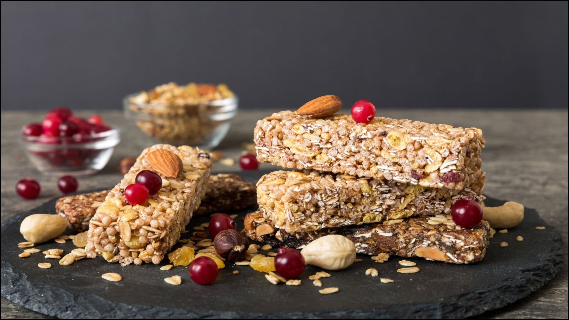 Barres de céréales maison aux fruits secs