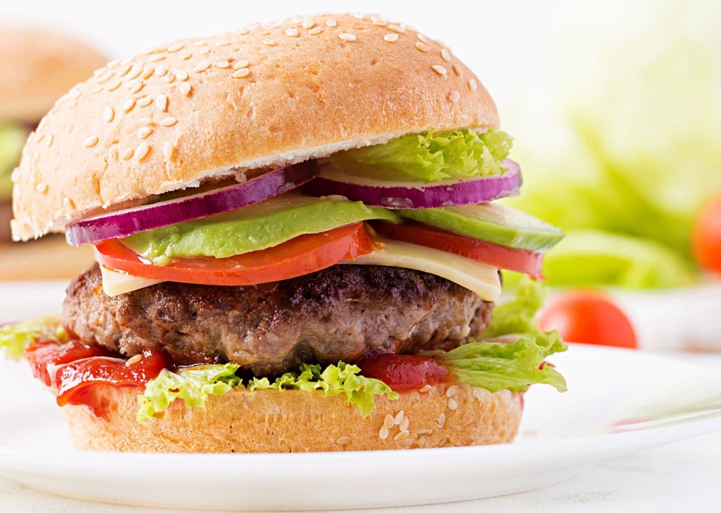 Hamburger saveur tomme / avocat