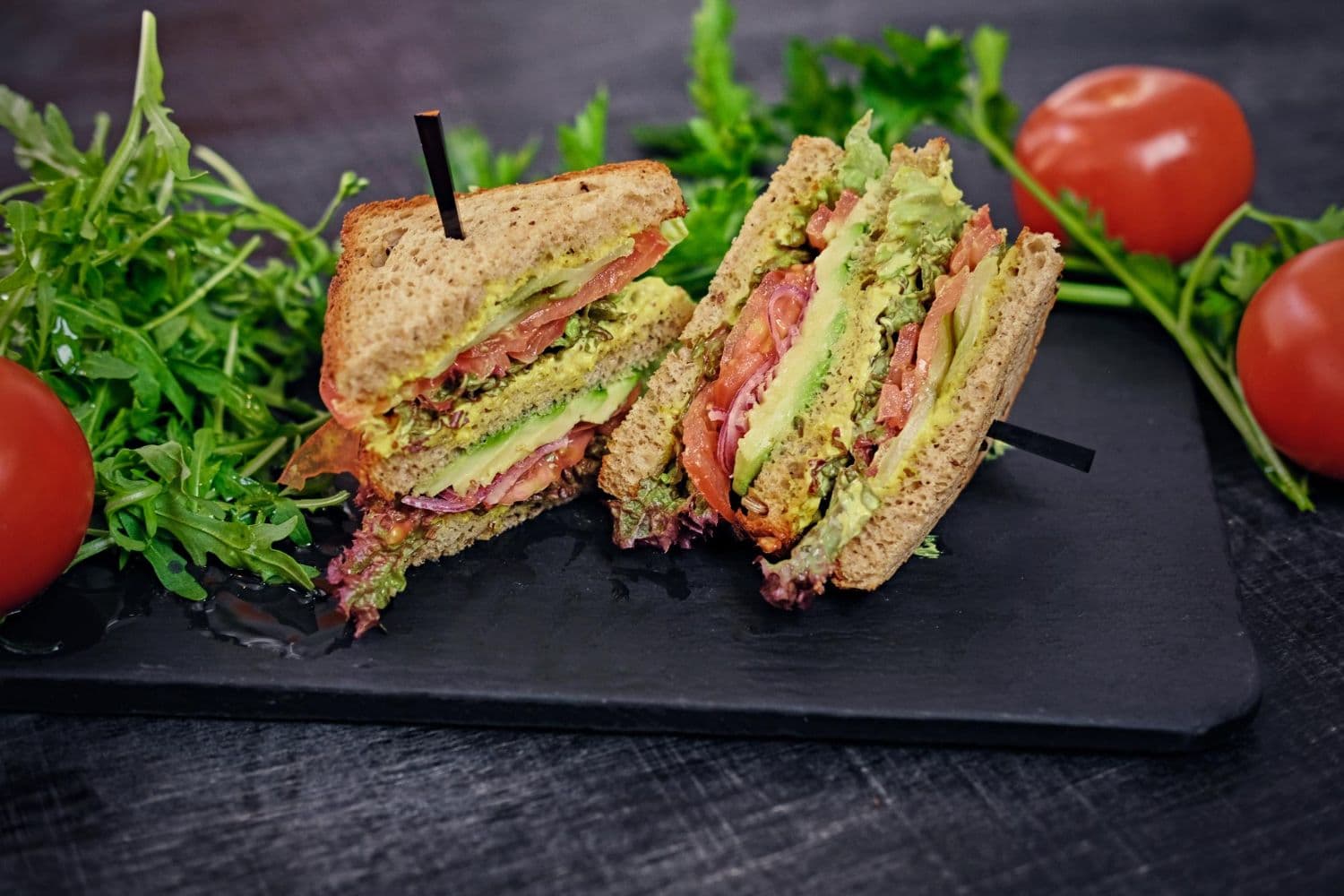 Club sandwich jambon - cabécou